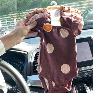 NB baby onesie, carters baby, brand new